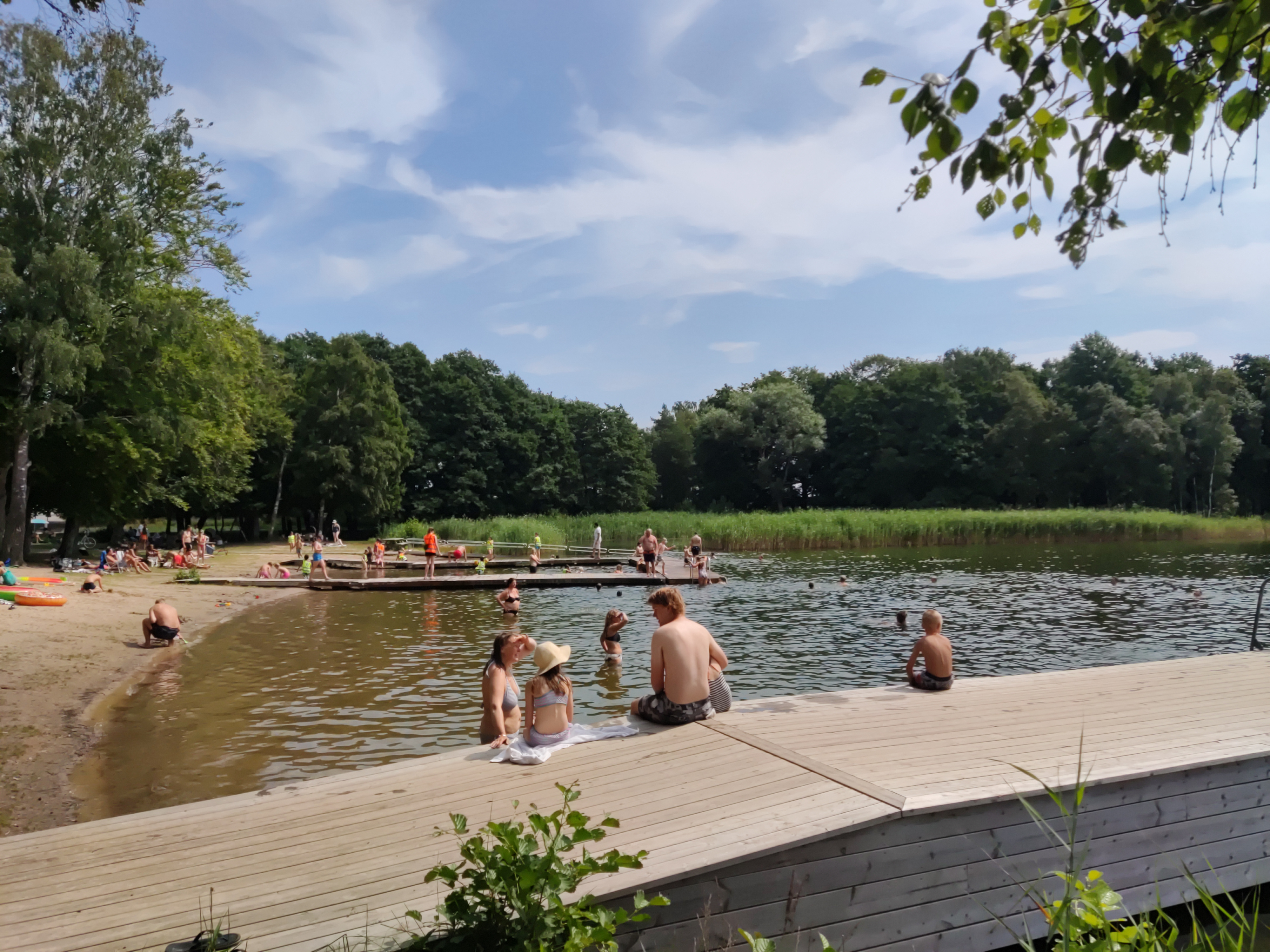 A small, but lovely lake for afternoon swims